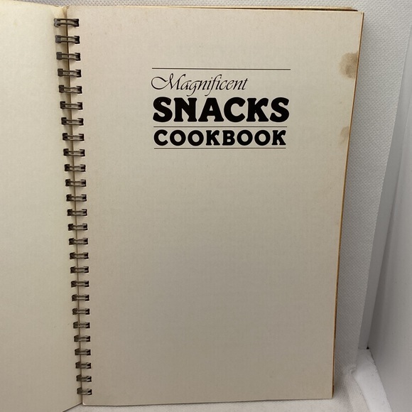 Magnificent Snacks Cookbook by Kathryn L. Ramsay Spiral Bound 1986 - Picture 3 of 12